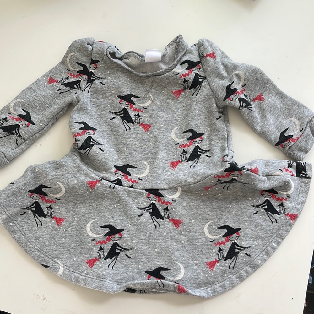 Baby GAP witches broom sweater dress size 12-18 months